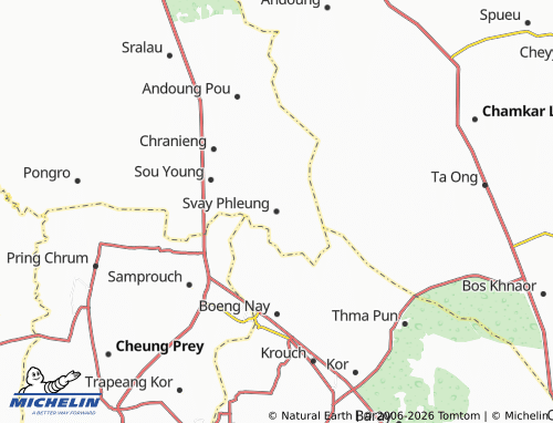 Mappa MICHELIN Svay Phleung - ViaMichelin
