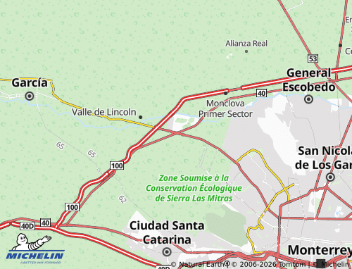 Mappa MICHELIN Samsara Sector Travata - ViaMichelin