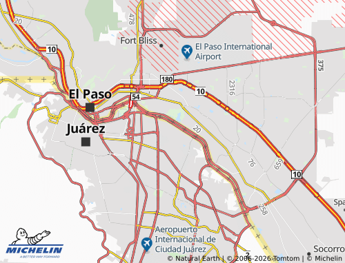 Mappa MICHELIN Nuevo Milenio - ViaMichelin