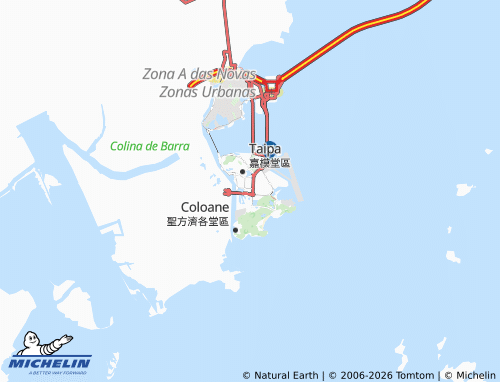 MICHELIN Cotai map - ViaMichelin