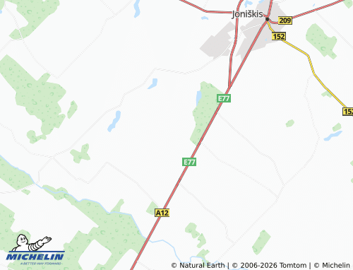 Mappa MICHELIN Jakiškiai - ViaMichelin