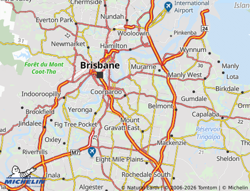 Mappa MICHELIN Coorparoo - ViaMichelin