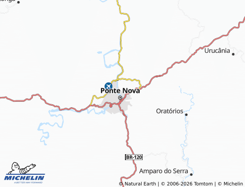 MICHELIN Vale do Ipê map - ViaMichelin