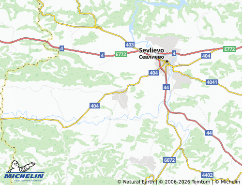 Mapa MICHELIN Sennik - ViaMichelin