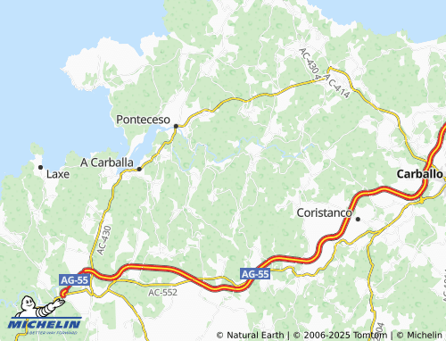 Mapa MICHELIN Teixedo - ViaMichelin