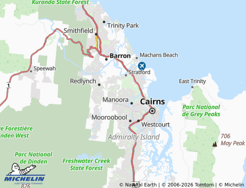 Mapa MICHELIN Whitfield - ViaMichelin