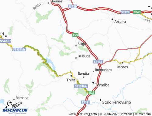 Mapa MICHELIN Bessude - ViaMichelin