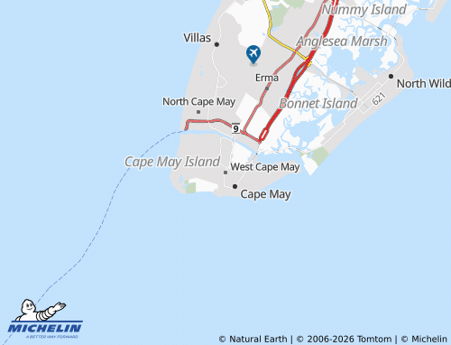 Mapa MICHELIN West Cape May - ViaMichelin