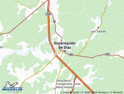 Mappa MICHELIN El Rosario - ViaMichelin