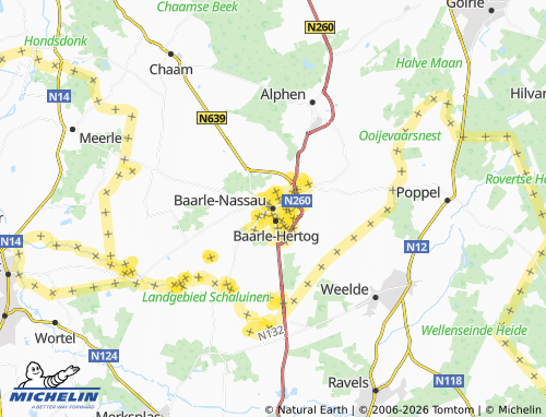 MICHELIN Baarle-Nassau map - ViaMichelin