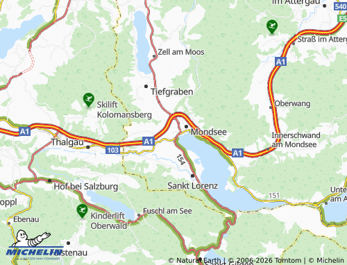 MICHELIN Gaisberg map - ViaMichelin