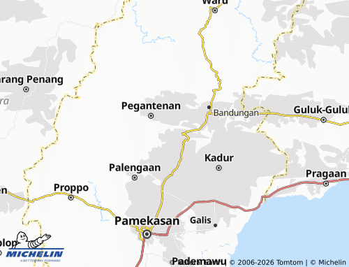 MICHELIN-Landkarte Bulangan Haji - ViaMichelin