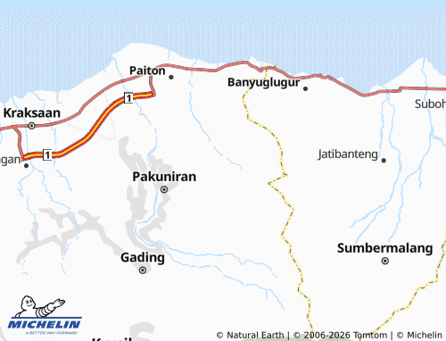 MICHELIN Gondosuli map - ViaMichelin