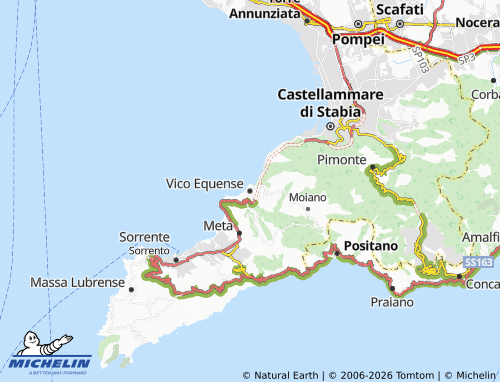 MICHELIN Vico Equense map - ViaMichelin