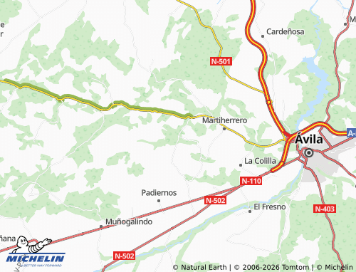 MICHELIN Casasola map - ViaMichelin