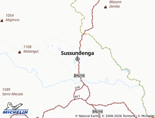 Mappa MICHELIN Sussundenga - ViaMichelin
