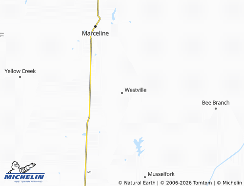 Mapa MICHELIN Westville - ViaMichelin