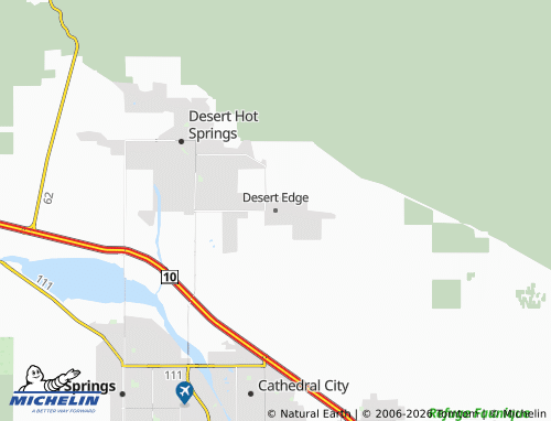 Mappa MICHELIN Desert Edge - ViaMichelin