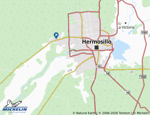 MICHELIN Fraccionamiento Casa Real map - ViaMichelin