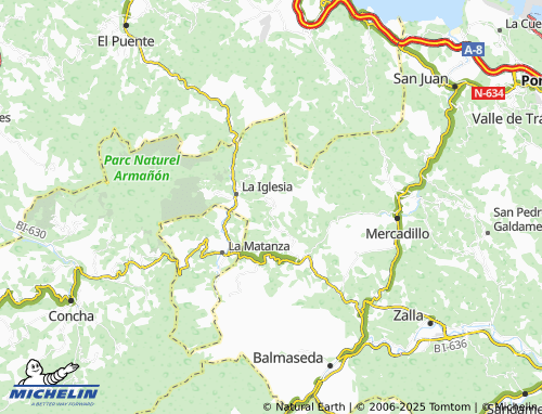 Carte MICHELIN Santa Cruz - ViaMichelin