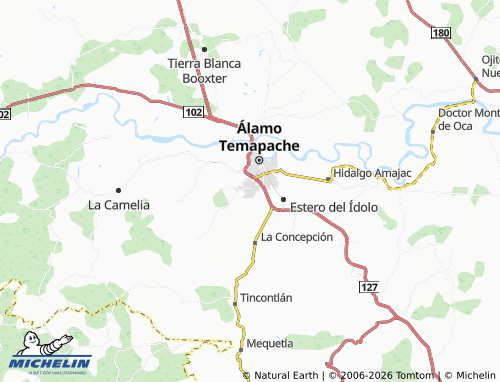 Mapa MICHELIN Pueblo Nuevo - ViaMichelin