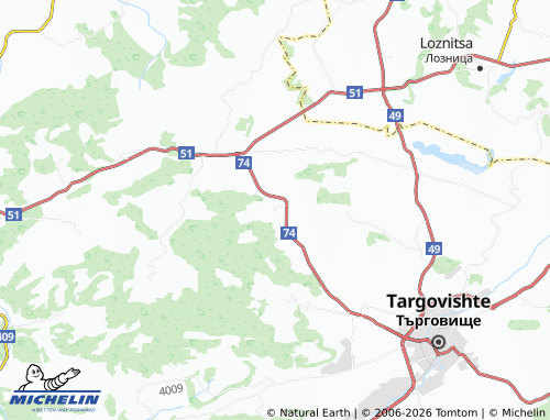 MICHELIN-Landkarte Podgoritsa - ViaMichelin