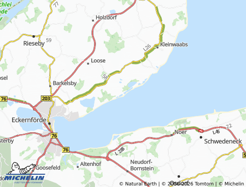 MICHELIN Waabs map - ViaMichelin