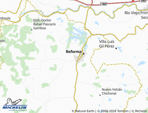 MICHELIN Bicentenario Sector Tres map - ViaMichelin
