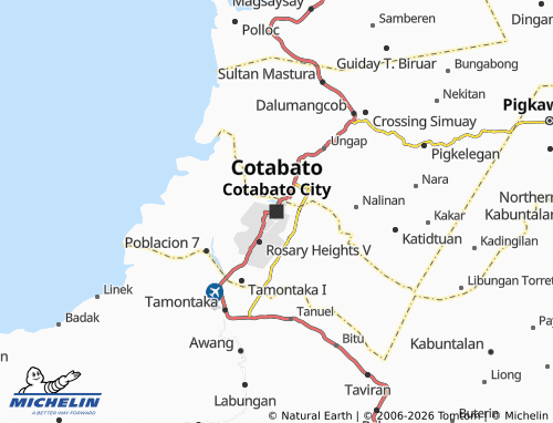 Carte MICHELIN Cotabato - ViaMichelin