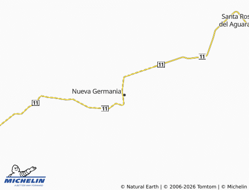 Mappa MICHELIN Nueva Germania - ViaMichelin