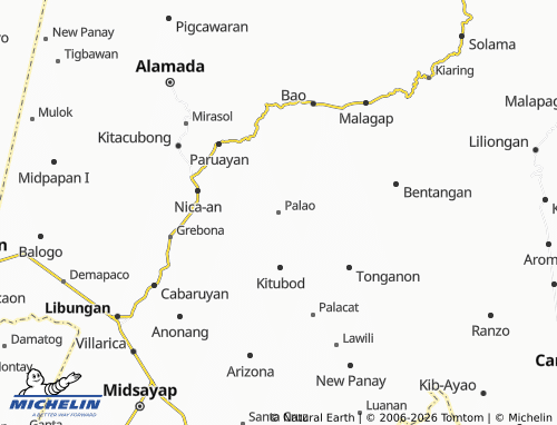 MICHELIN Palao map - ViaMichelin