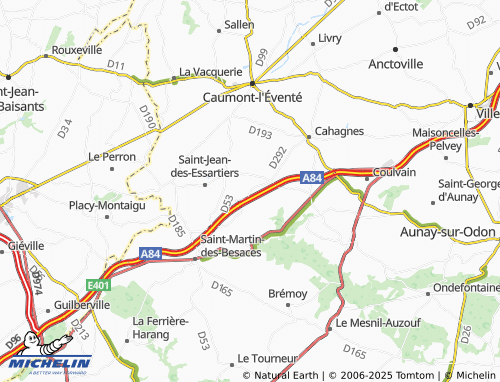 Mappa MICHELIN Les Loges - ViaMichelin