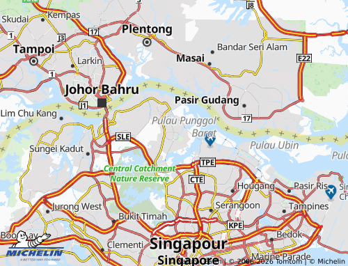 Mappa MICHELIN Yishun - ViaMichelin