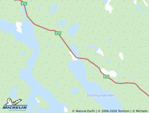 Carte MICHELIN Strömsund - ViaMichelin