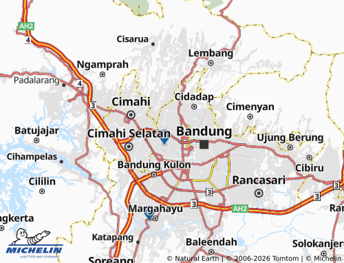 MICHELIN Sukajadi map - ViaMichelin