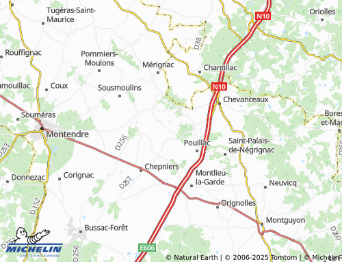 Carte MICHELIN Sainte-Colombe - ViaMichelin
