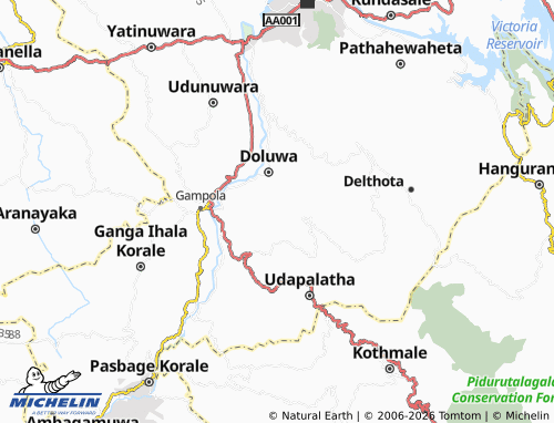 Mappa MICHELIN Gothatuwela - ViaMichelin