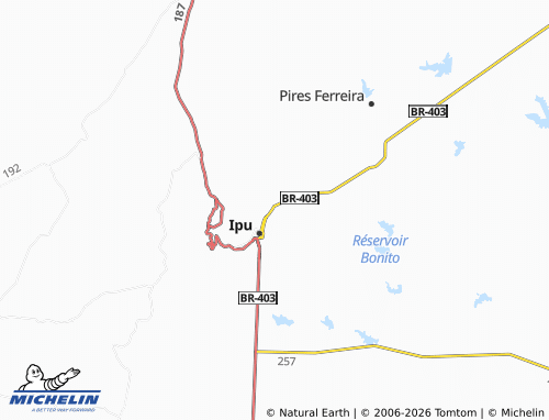 Mappa MICHELIN Pereiros - ViaMichelin