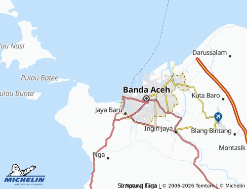 Mapa MICHELIN Ulee Lheue - ViaMichelin