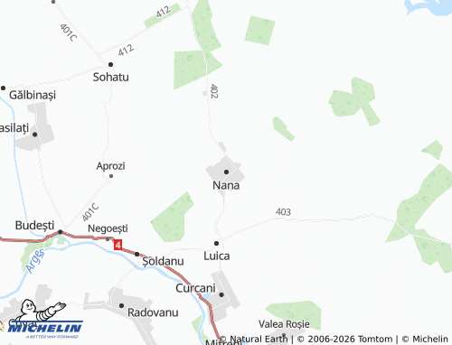 Mappa MICHELIN Nana - ViaMichelin