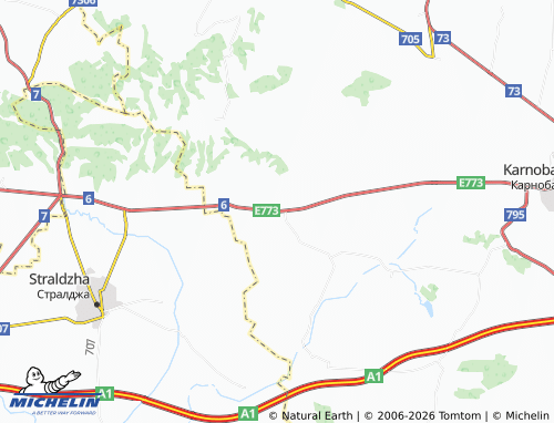 MICHELIN Venets map - ViaMichelin