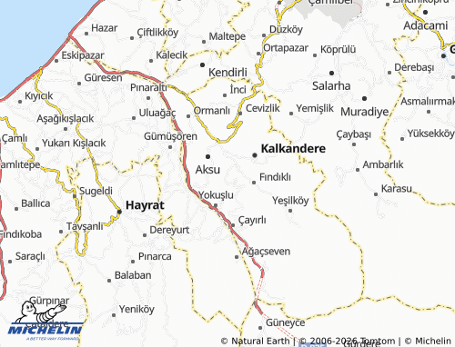MICHELIN Dağdibi map - ViaMichelin