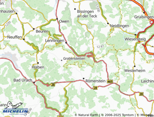 MICHELIN Schlattstall map - ViaMichelin
