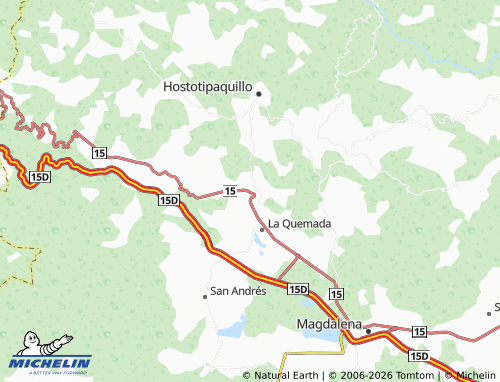 MICHELIN El Tequesquite map - ViaMichelin