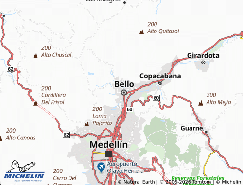 MICHELIN Pérez map - ViaMichelin