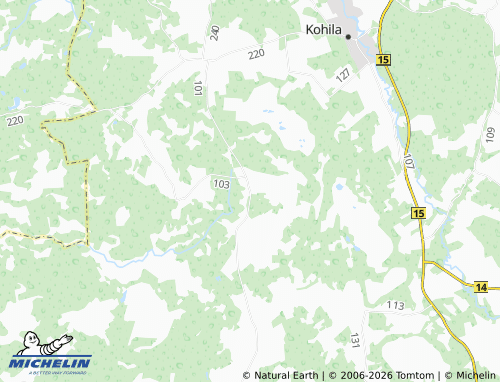 MICHELIN-Landkarte Rabivere - ViaMichelin