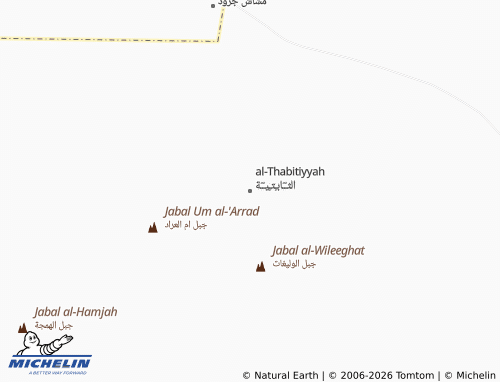 MICHELIN-Landkarte al-Thabitiyyah - ViaMichelin