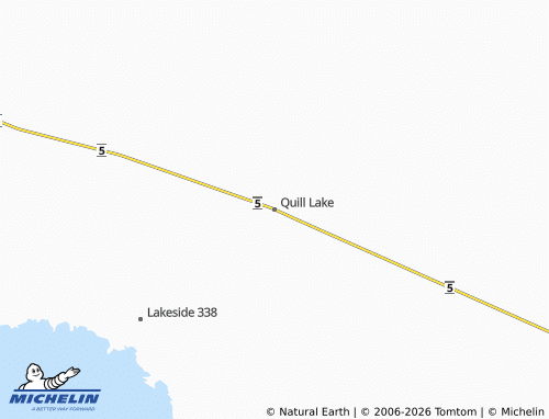 Mappa MICHELIN Quill Lake - ViaMichelin