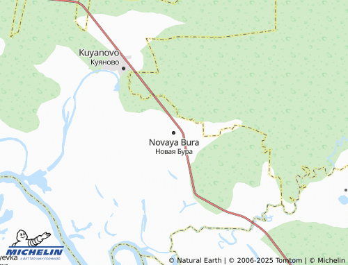 MICHELIN Novaya Bura map - ViaMichelin
