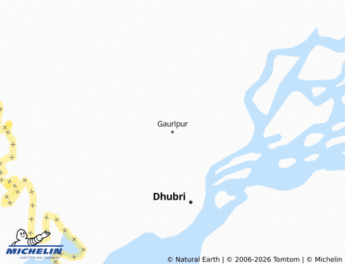 MICHELIN Gauripur map - ViaMichelin